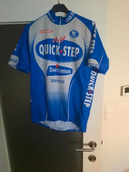 Wielrenners wielrennen trui Quickstep davitamon, Ophalen of Verzenden, Zo goed als nieuw, Kleding
