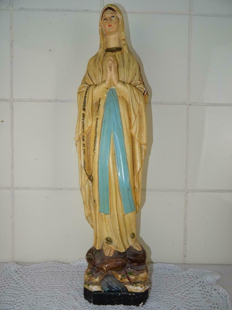 Statue ancienne de la Vierge Toulouse 42 cm Statue ancienne, Enlèvement ou Envoi