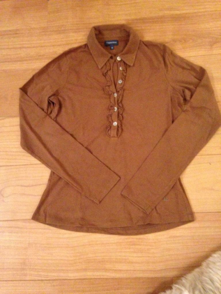 Knap poloshirtje Terre Bleue maat 38, Taille 38/40 (M), Porté, Envoi, Manches longues
