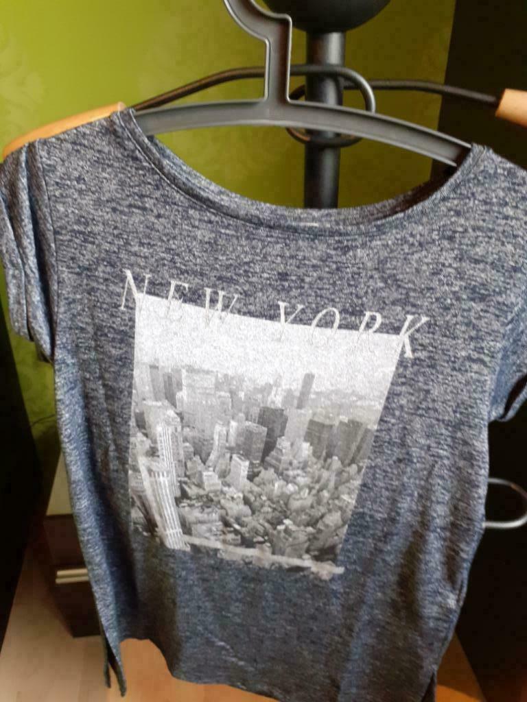 T-shirt Mt. S, Manches courtes, Gris, Taille 36 (S), Enlèvement