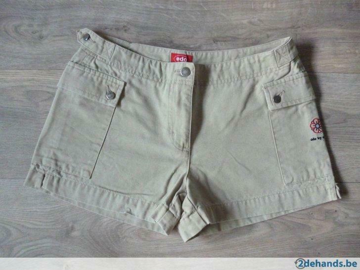 dames short 36/S edc by esprit, Vêtements | Femmes, Enlèvement ou Envoi, Porté, Taille 36 (S), Brun