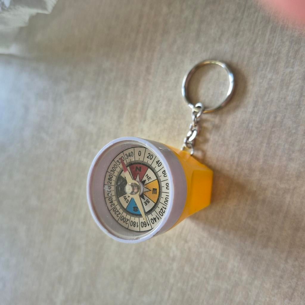 Hoegaarden compas sleutelhanger, Verzamelen, Ophalen, Zo goed als nieuw