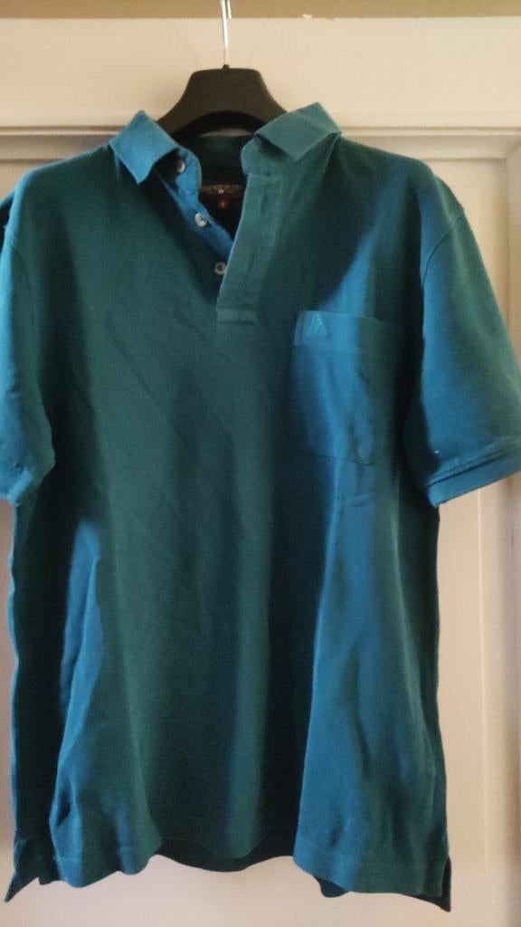 Cricket & co - turquoise polo, size: S, Ophalen of Verzenden, Zo goed als nieuw