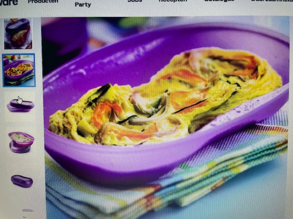 Tupperware omeletmaker  3 stuks, Maison & Meubles, Cuisine| Tupperware, Comme neuf, Balance, Violet, Enlèvement ou Envoi