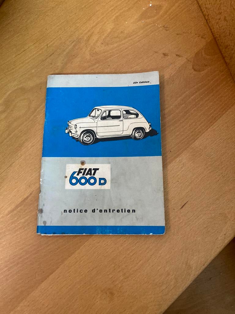 FIAT 600 handleiding