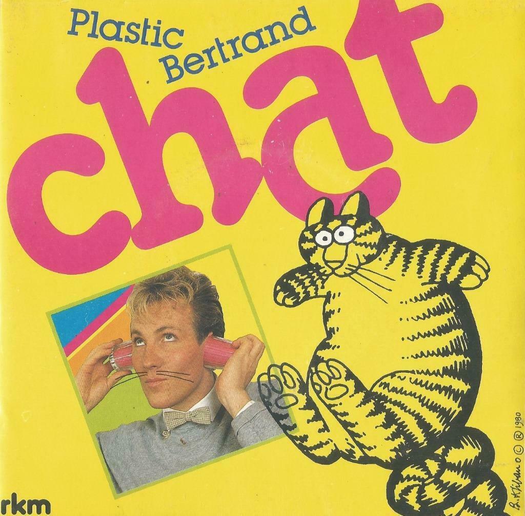 Plastic Bertrand – Chat / Fou des fifties - Single, Enlèvement ou Envoi, Single, Utilisé, Pop