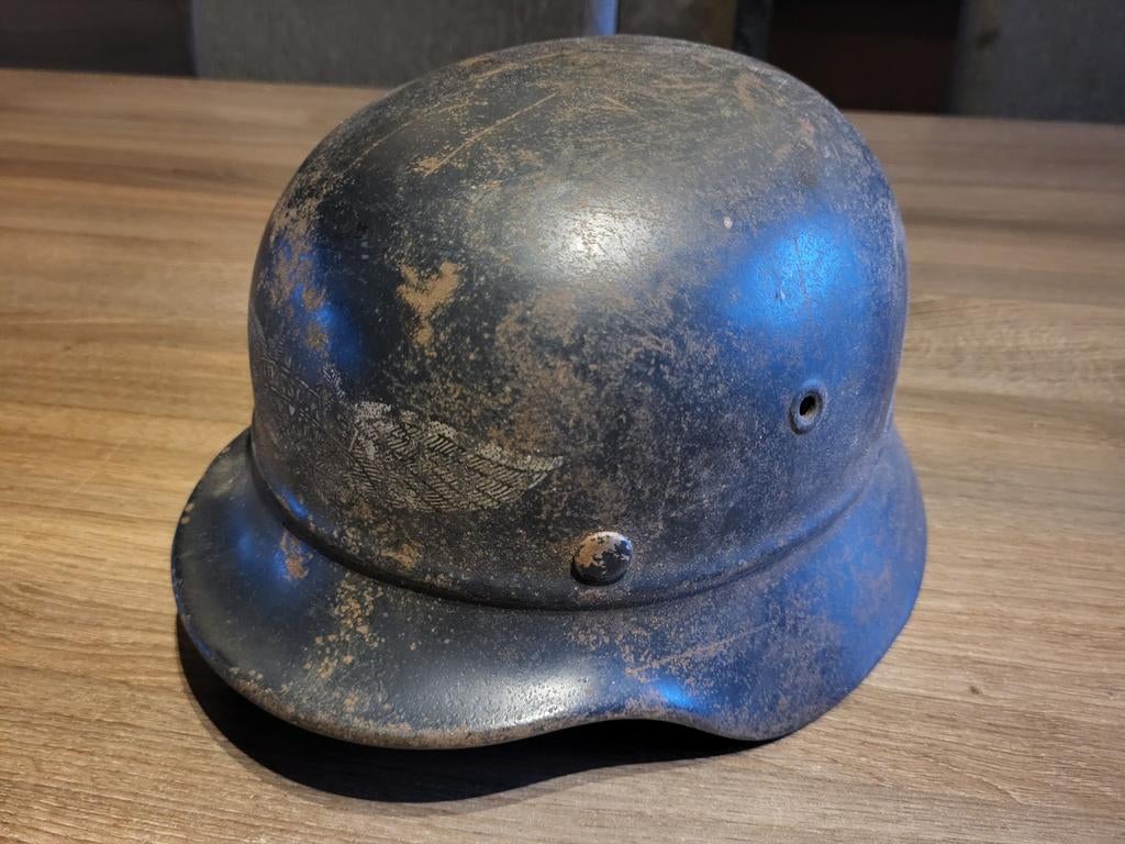 Casque lourd Luftschutz, Allemagne 2WW, Envoi