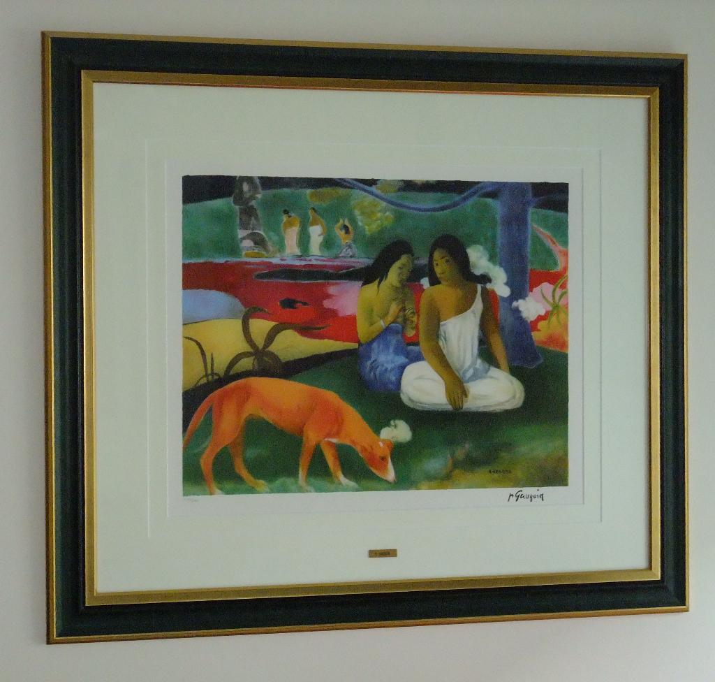 Belle lithographie de Paul Gauguin - 171/300, Enlèvement