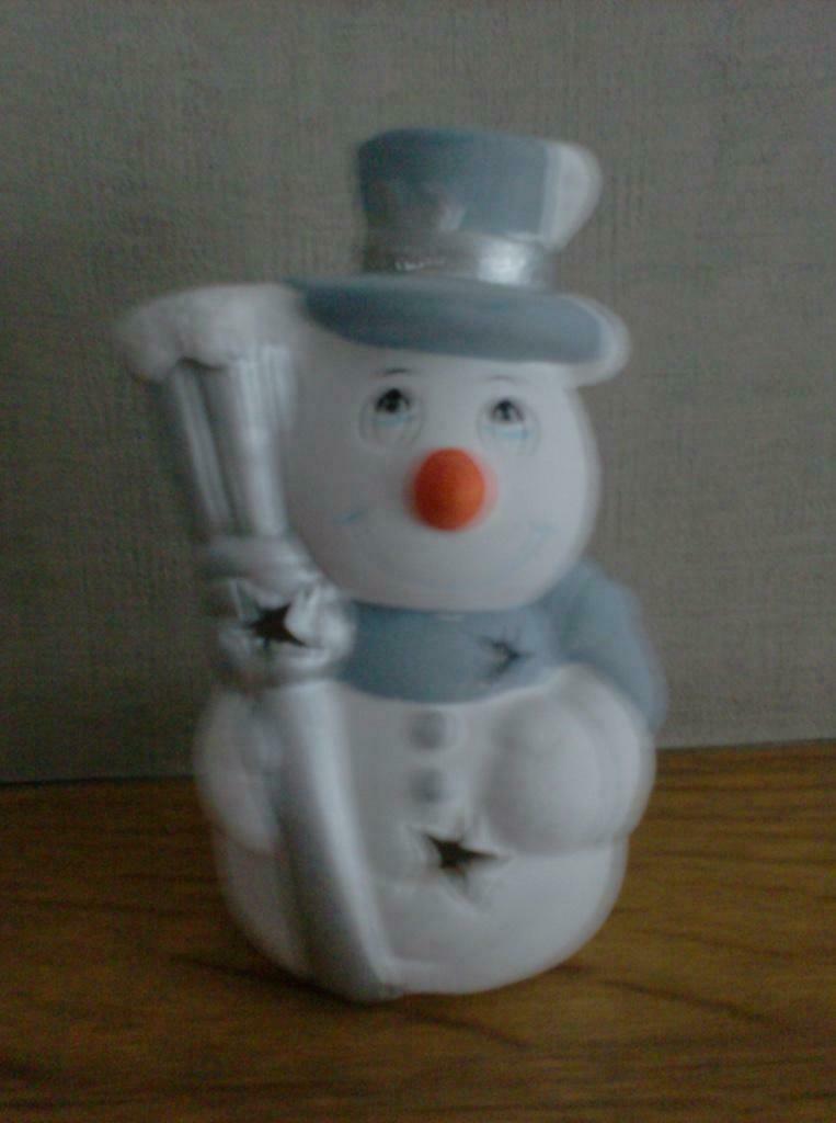 theelicht houder sneeuwman, Ophalen of Verzenden, Nieuw, Feestartikel