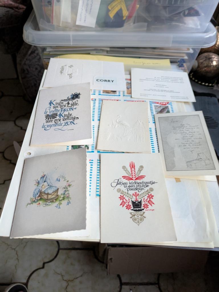 Geboortekaartjes 1959, Enlèvement ou Envoi, Avant 1970, Carte de naissance