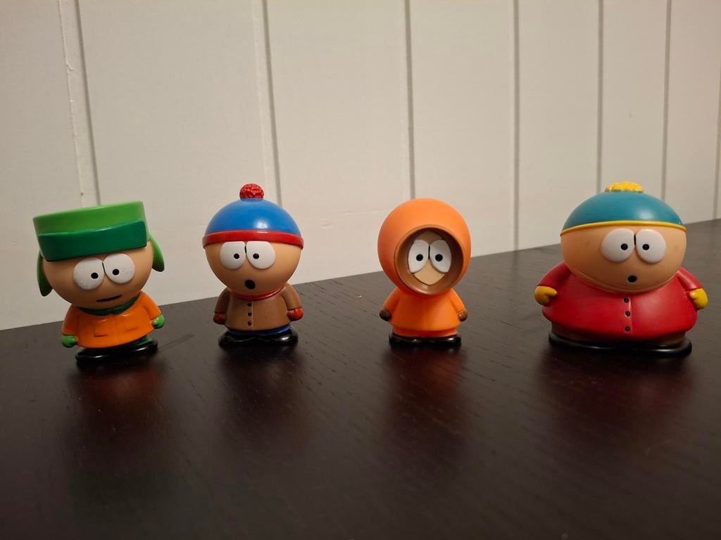 Ensemble de figurines South Park 2011 — Kyle, Stan, Kenny et, Collections, Enlèvement ou Envoi