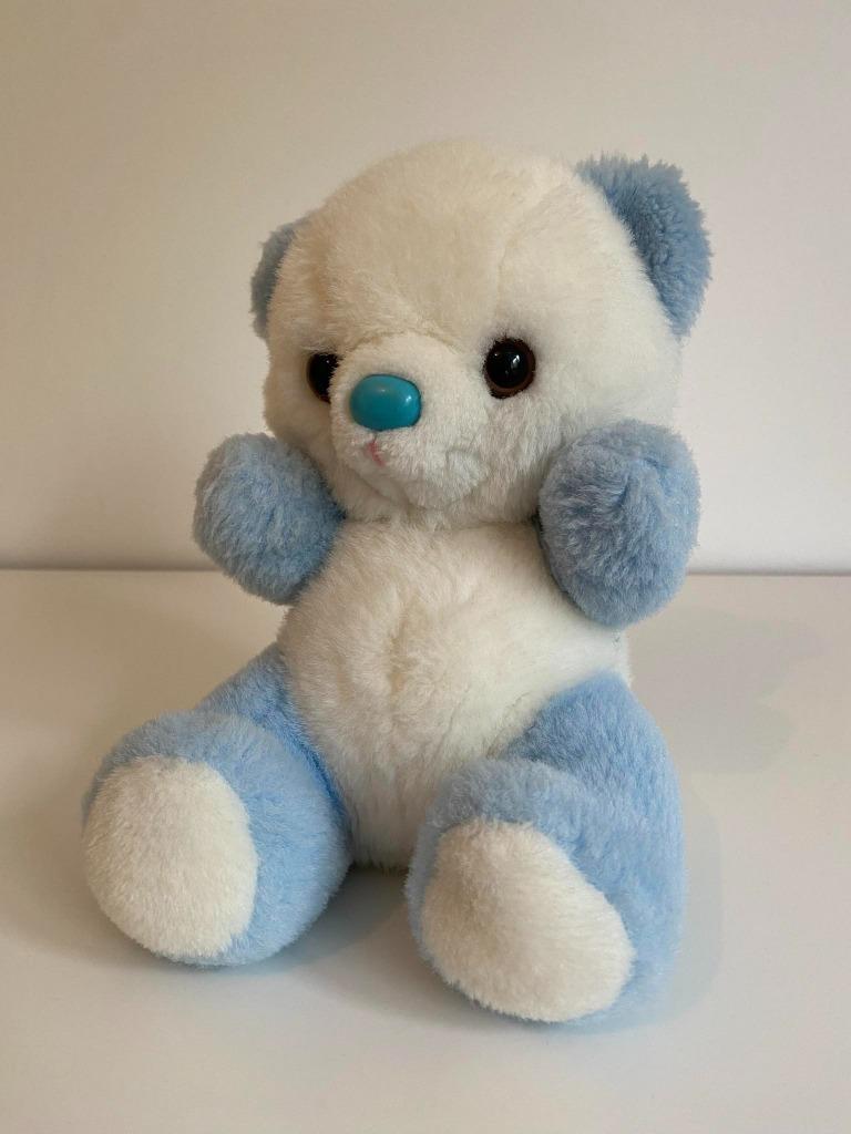 Ourson bleu et blanc, Enlèvement ou Envoi, Utilisé, Ours