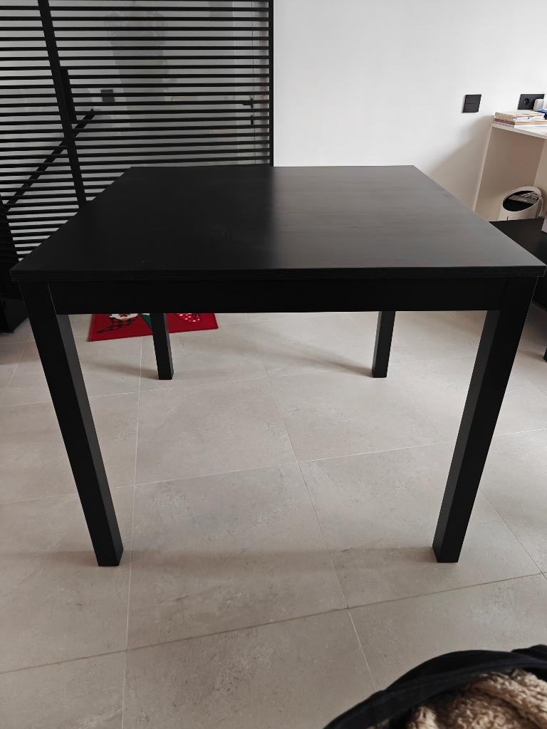 table haute 110 x 110 x 96, 100 à 150 cm, Quatre personnes, Carré, 100 à 150 cm
