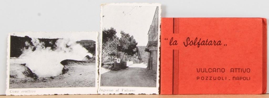 Série photos «La Solfatara» Vulcano Attivo Pozzugli Napoli, Collections, Enlèvement ou Envoi, Photo, 1940 à 1960, Étranger