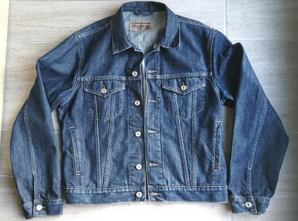 Blauwe jeansvest - Casual 5 - M (maat 50), Kleding | Heren, Blauw, Overige jeansmaten, Ophalen of Verzenden, Casual 5