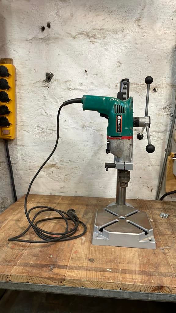 Wolfcraft boorstandaard 43, Doe-het-zelf en Bouw, Gereedschap | Boormachines, Ophalen, Zo goed als nieuw, Boormachine