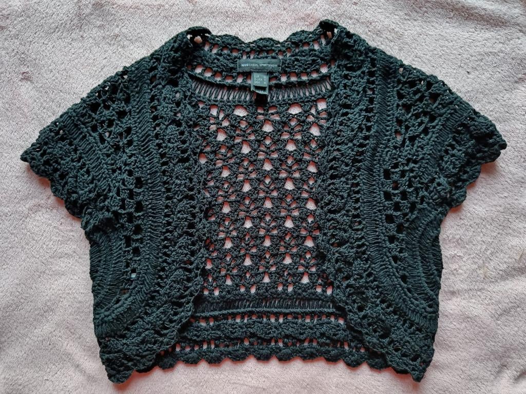 Bolero Mango (maat M), Kleding | Dames, Maat 38/40 (M), Overige typen, Mango, Zwart
