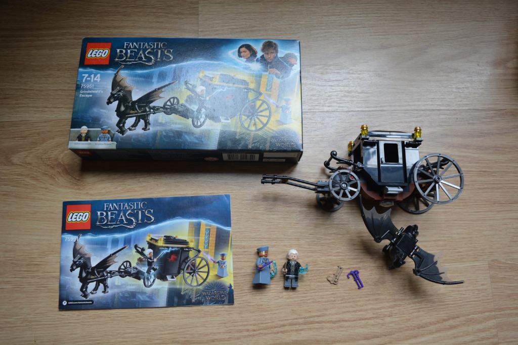 3 sets LEGO Harry Potter-quasi nieuwstaat: 75950,75951,75957, Ophalen of Verzenden, Zo goed als nieuw, Complete set, Lego