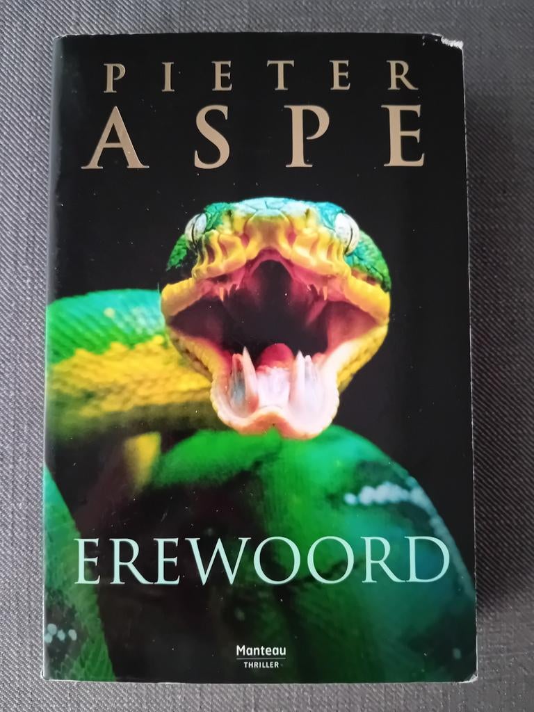 Pieter Aspe - Erewoord, Ophalen of Verzenden, Pieter Aspe