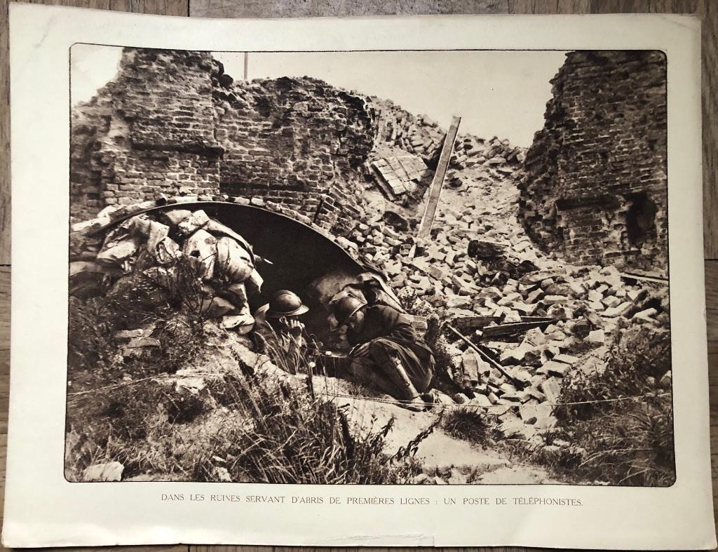 24 photos du service photographique de l'armée belge 14-18, Enlèvement ou Envoi, Avant 1940, Gravure, Utilisé