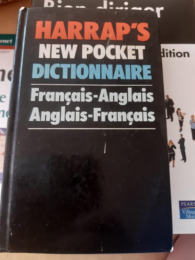 Harrap's New Pocket Dictionnaire Français-Anglais, Enlèvement, Utilisé, Anglais