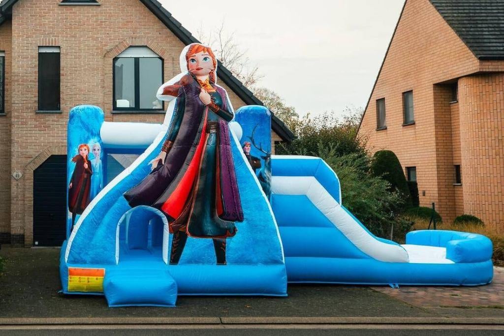 Elsa Frozen springkasteel, Enlèvement ou Envoi, Comme neuf