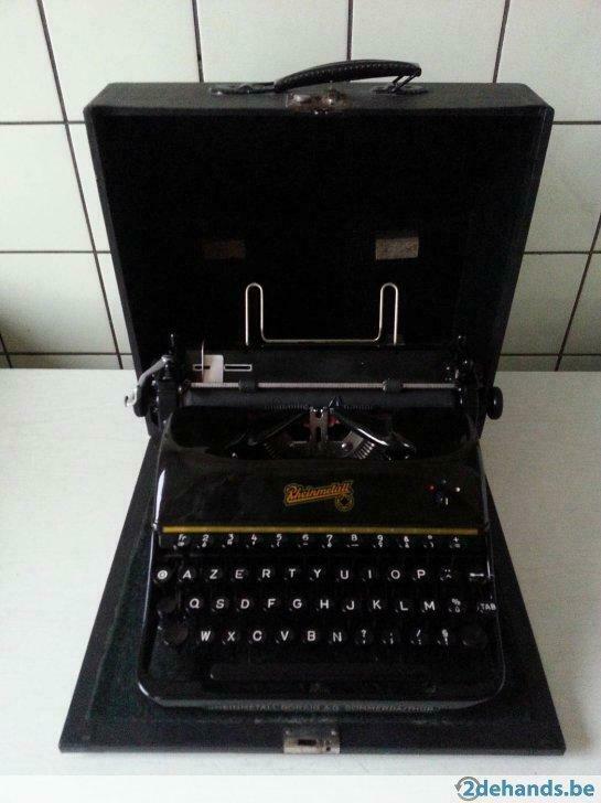 typemachine Rheinmetall, Ophalen