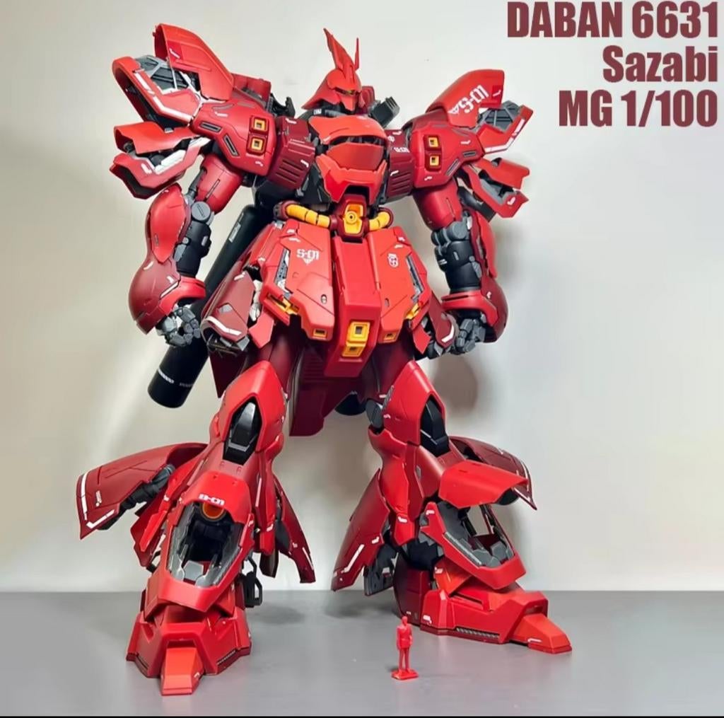 Gundam Daban 6631 MG 1/100 Sazabi Ver. Ka – bouwset (Comp, Hobby en Vrije tijd, Ophalen