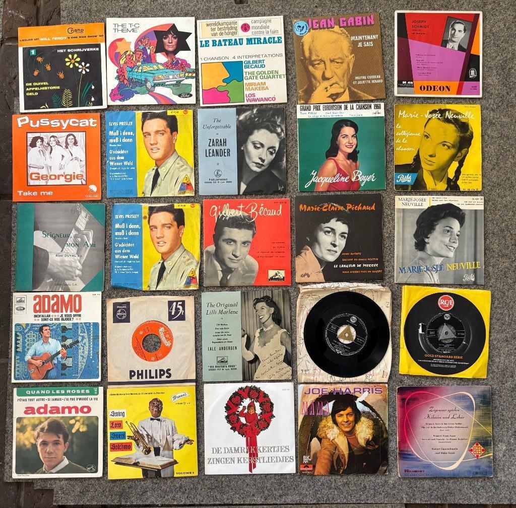 Vintage fonoplaten 45 toeren, Ophalen, Gebruikt, Overige formaten, Modernisme tot heden
