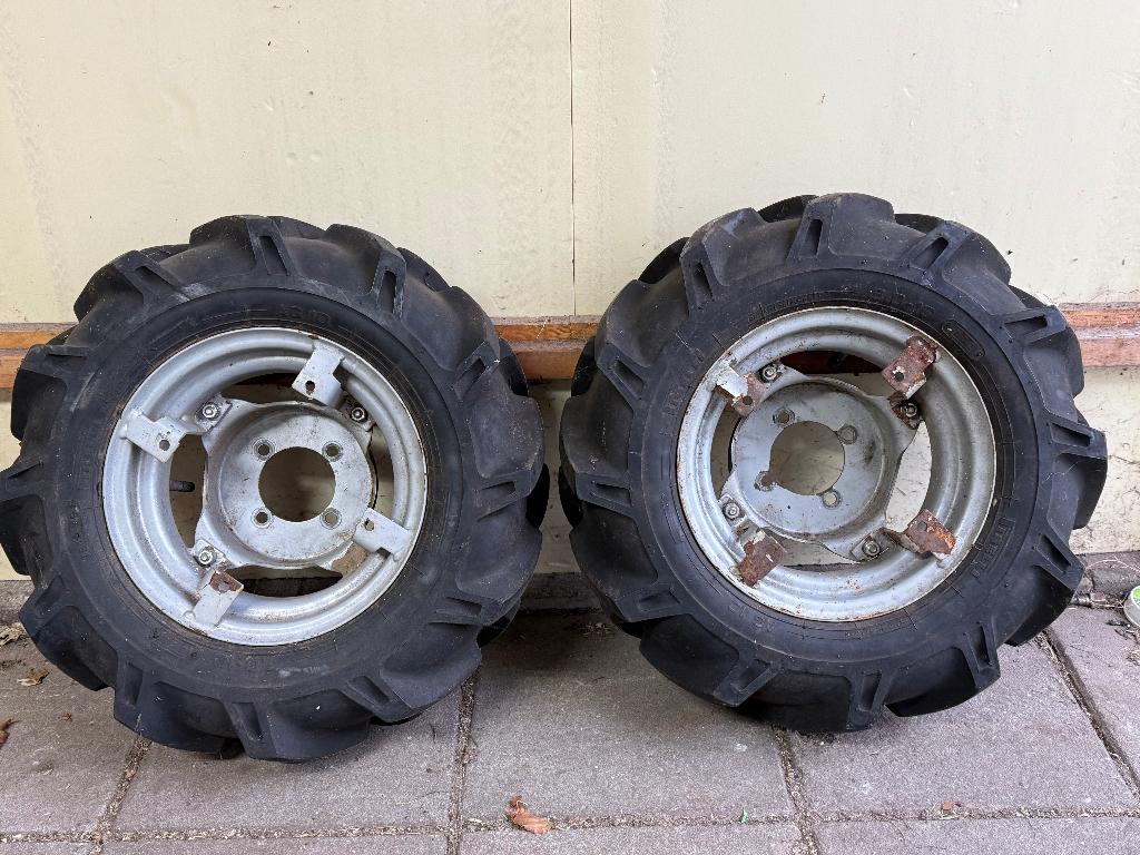 Wielen voor motoculteur/tuinfrees, Doe-het-zelf en Bouw, Gereedschap | Freesmachines, Zo goed als nieuw, Tuinfrees, Ophalen