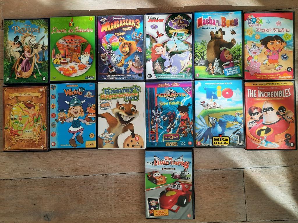 set van 13 lege DVD doosjes met afbeeldingen, Cd's en Dvd's, Ophalen of Verzenden