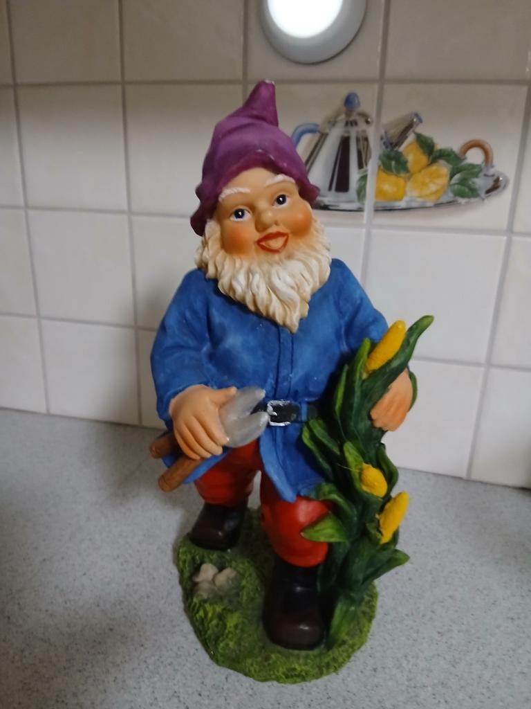 Kabouter voor tuin, Ophalen