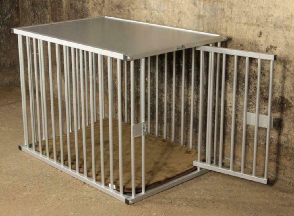 Cage chien ALU 5 tailles cage ALUMINIUM enclos parc chien, Envoi, Neuf