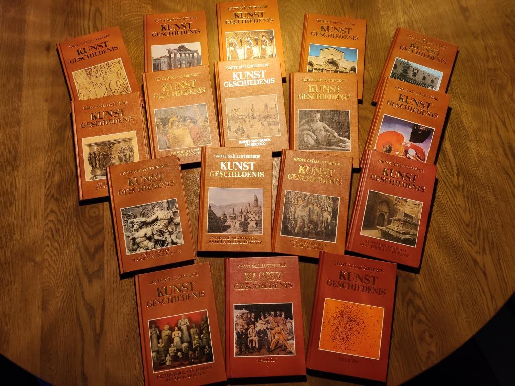 Kunstgeschiedenisboekenreeks 17-delig, Enlèvement, Utilisé, Europe