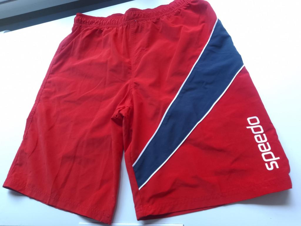 nieuwstaat speedo zwemshort Large L rood/blauw, Vêtements | Hommes, Enlèvement ou Envoi, Taille 52/54 (L), Short de bain, Bleu
