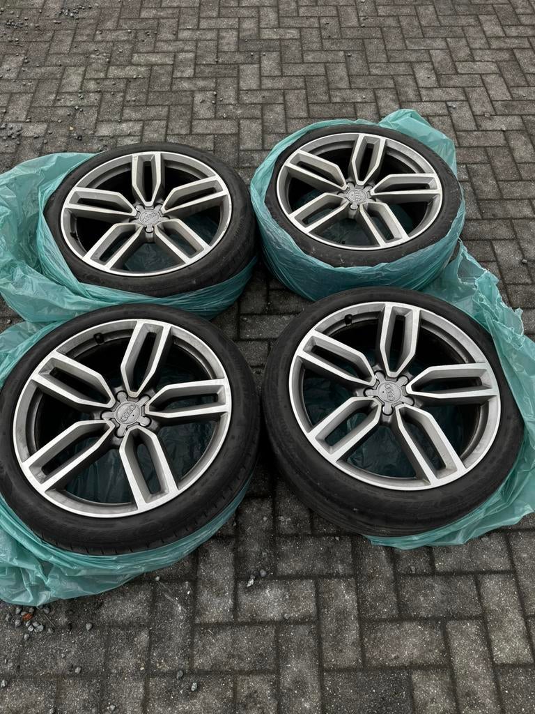 Originele Audi SQ5 velgen 21 inch OEM, Ophalen, Gebruikt, 255 mm, Banden en Velgen