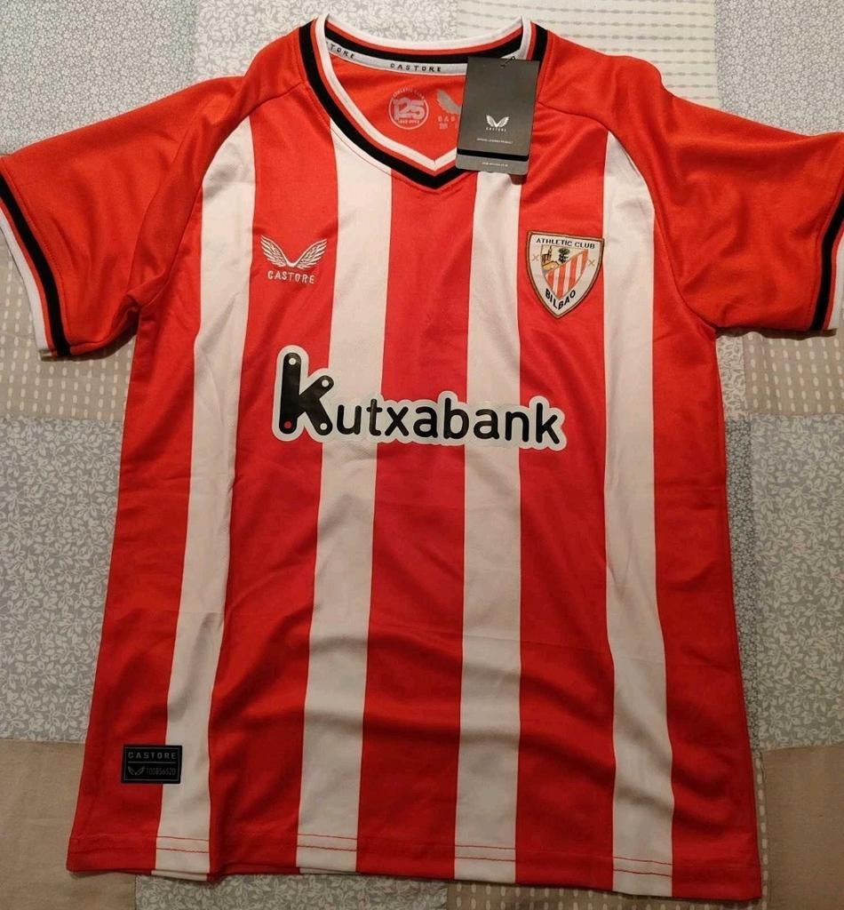 Athletic Bilbao Voetbal Thuisshirt Origineel Nieuw 2024, Envoi