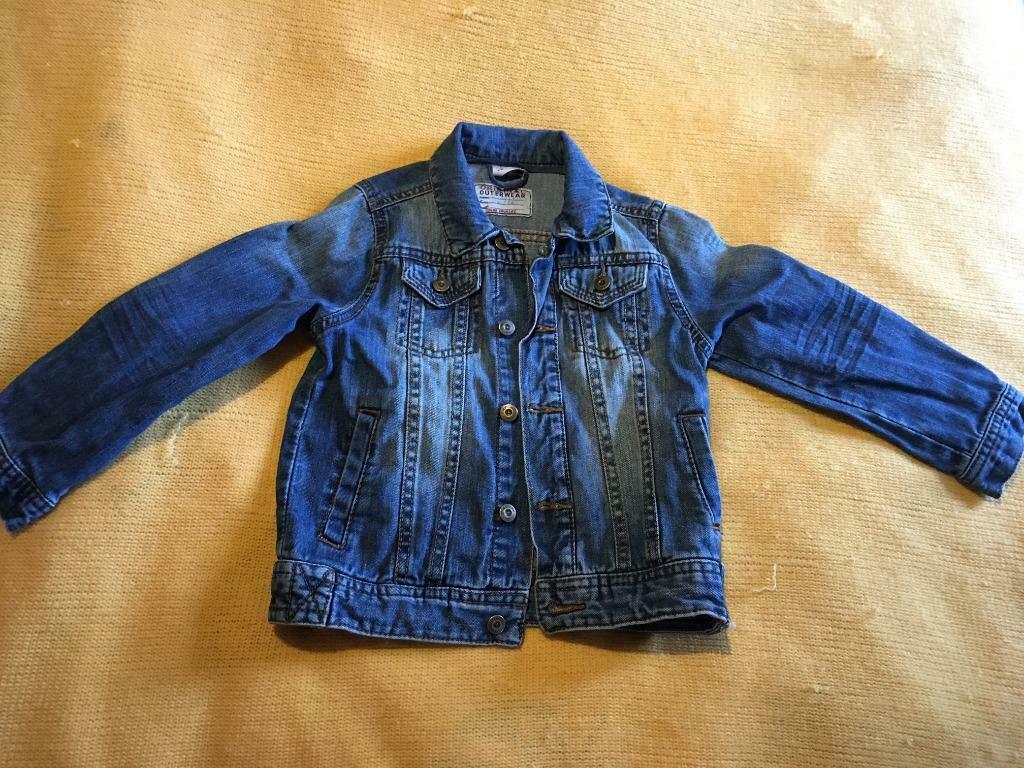Veste en jeans TAO t. 104, Enfants & Bébés, Garçon, Utilisé, Manteau, Tape à l'oeil