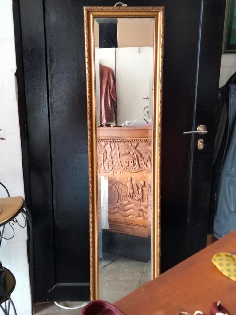 Zeer oude spiegel uit winkel.Vaste prijs., Ophalen, Gebruikt