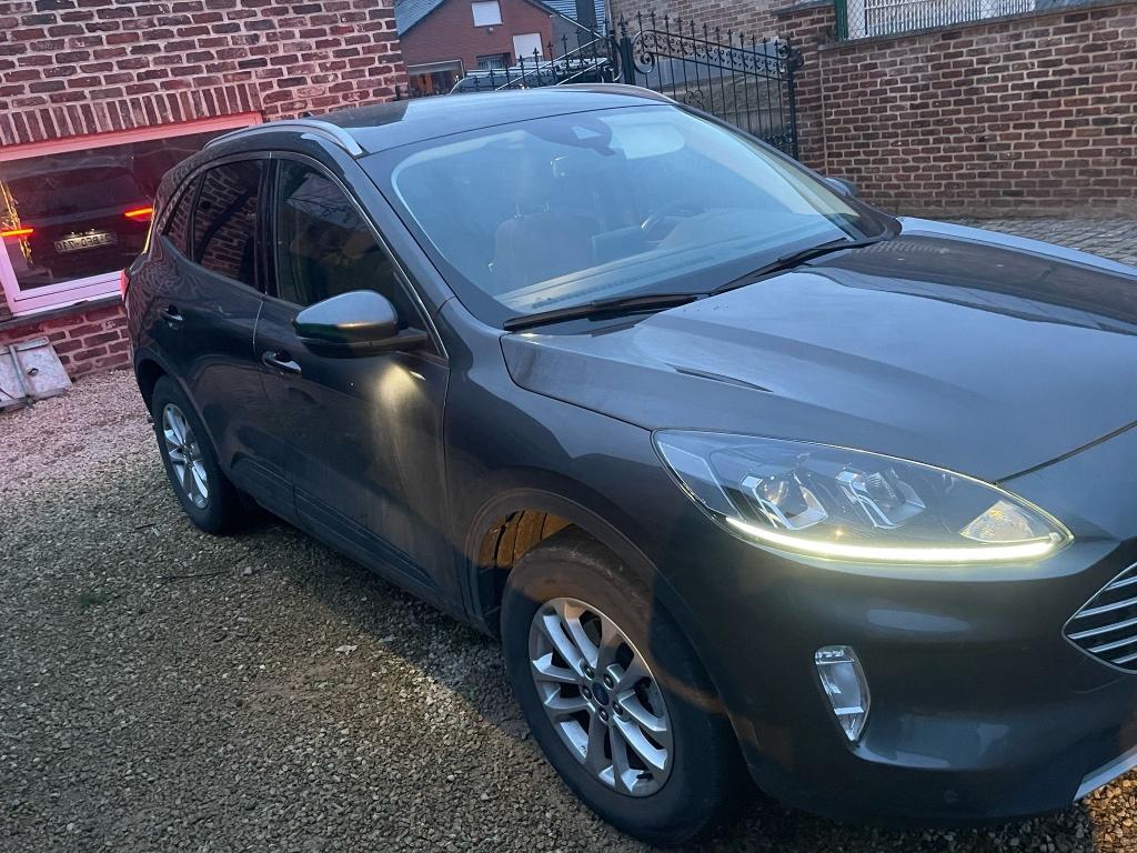 Ford Kuga Phev Titane, Autos, Argent ou Gris, Achat, 2500 cm³, Noir