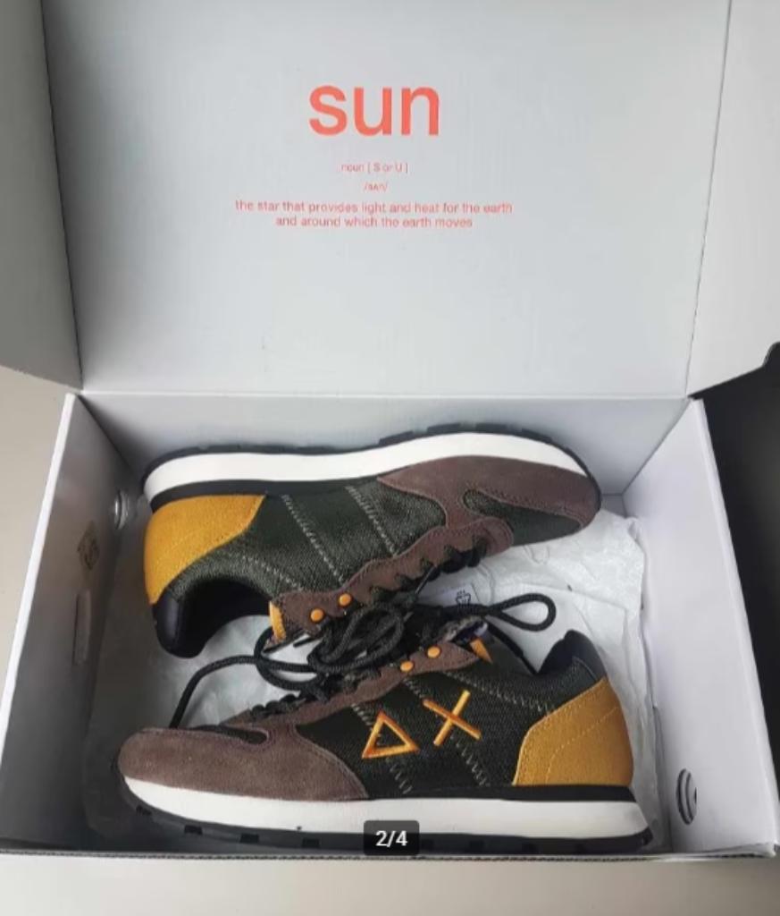 Sun68 schoenen maat 40 kaki groen, Enlèvement, Comme neuf