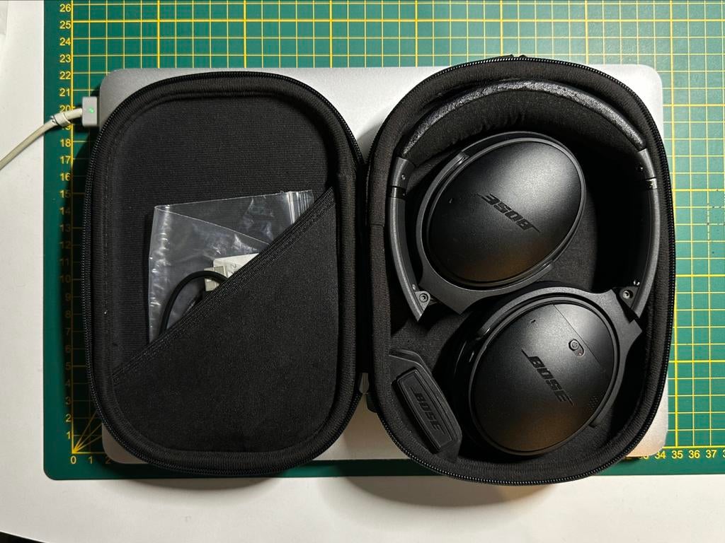 Bose Quietcomfort 35 + nouveaux coussins, TV, Hi-fi & Vidéo, Enlèvement ou Envoi, Comme neuf