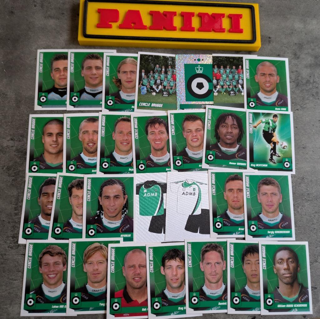 PANINI FOOTBALL 2011 28X STICKERS : CERCLE BRUGGE, Verzenden, Nieuw