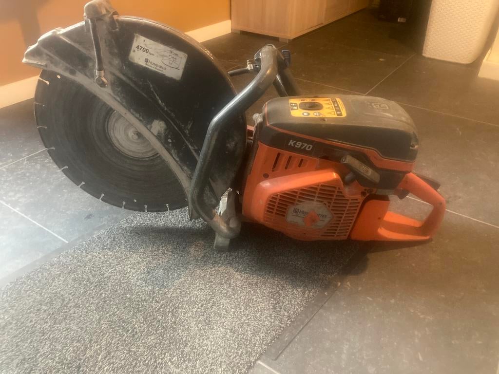 Disqueuse thermique husqvarna k970, Enlèvement