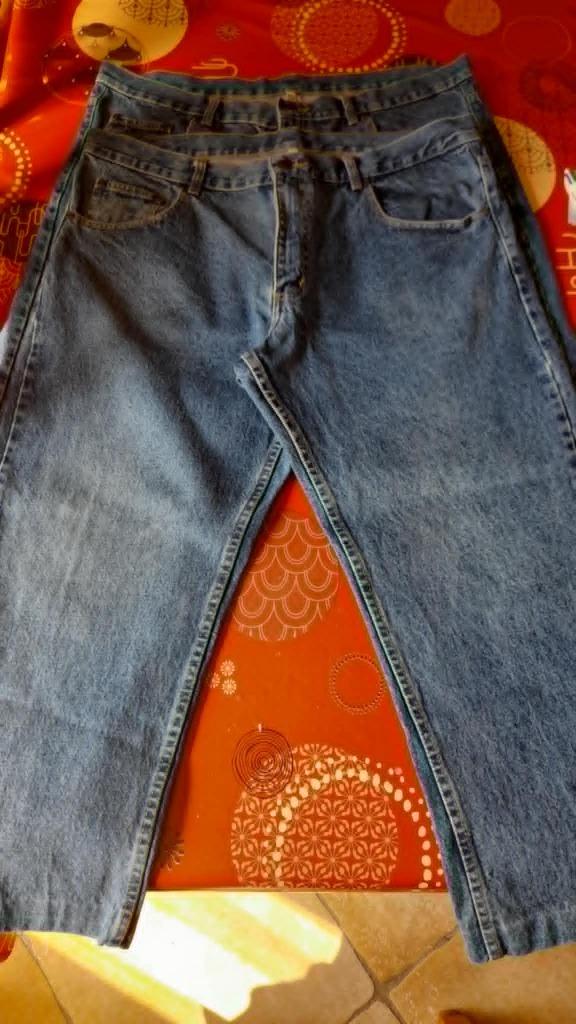 Lot 2 jeans homme Taille 52, Comme neuf, Bleu, Autre, W36 - W38 (confection 52/54)