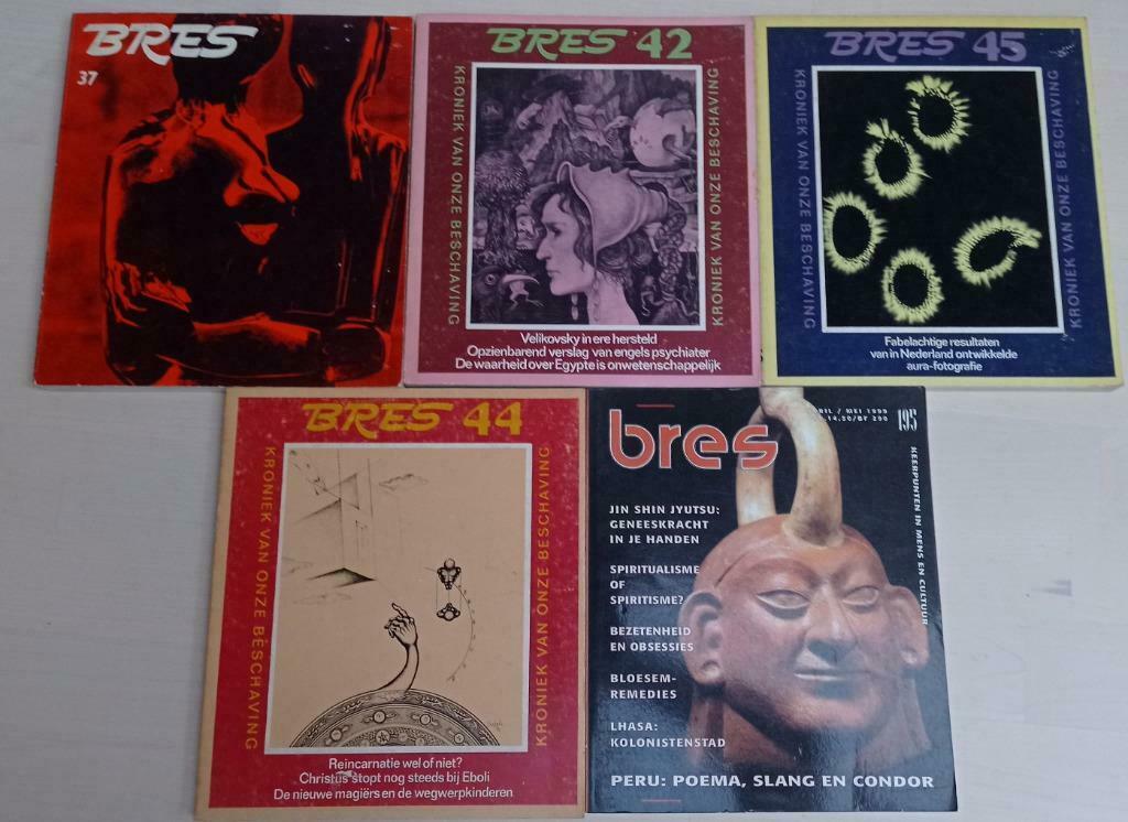 5 magazines "Bres" '70, Boeken, Ophalen of Verzenden, Zo goed als nieuw, Overige typen