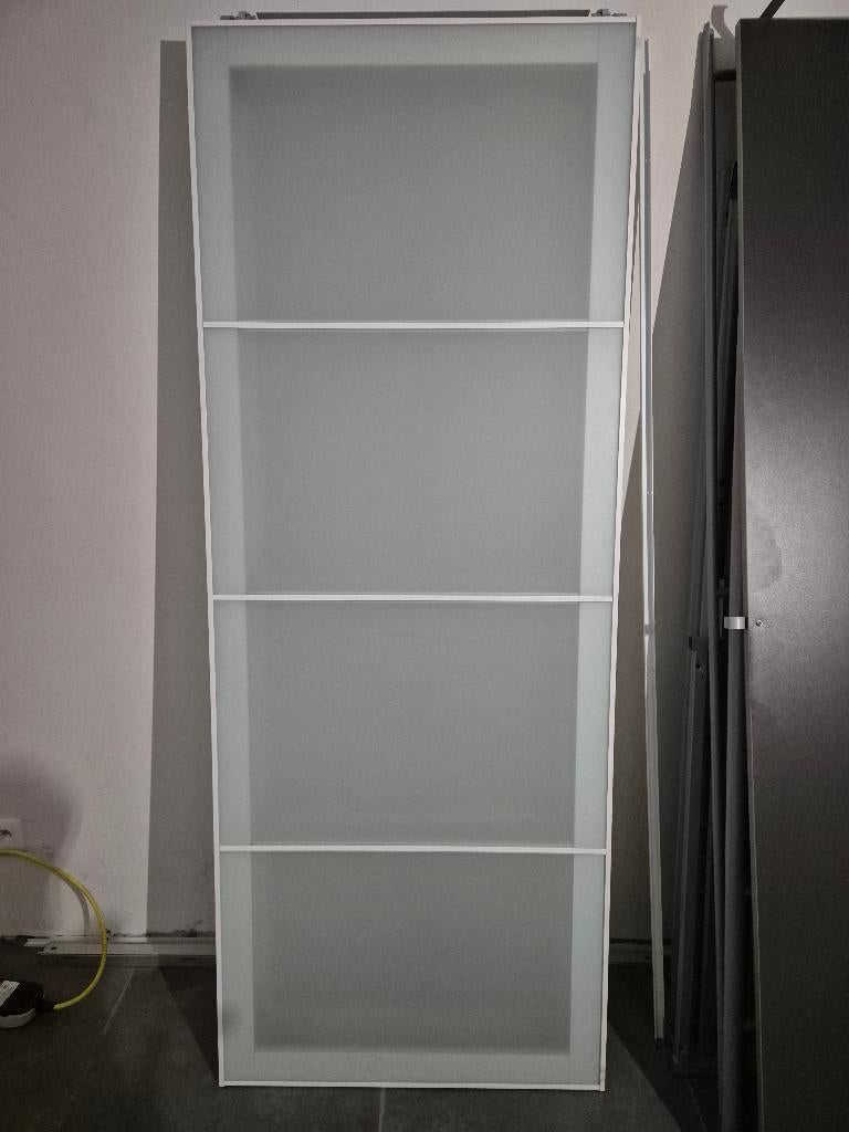Schuifdeur slaaplamerkast ikea pax wit, Ophalen, 200 cm of meer, 50 tot 100 cm, Zo goed als nieuw
