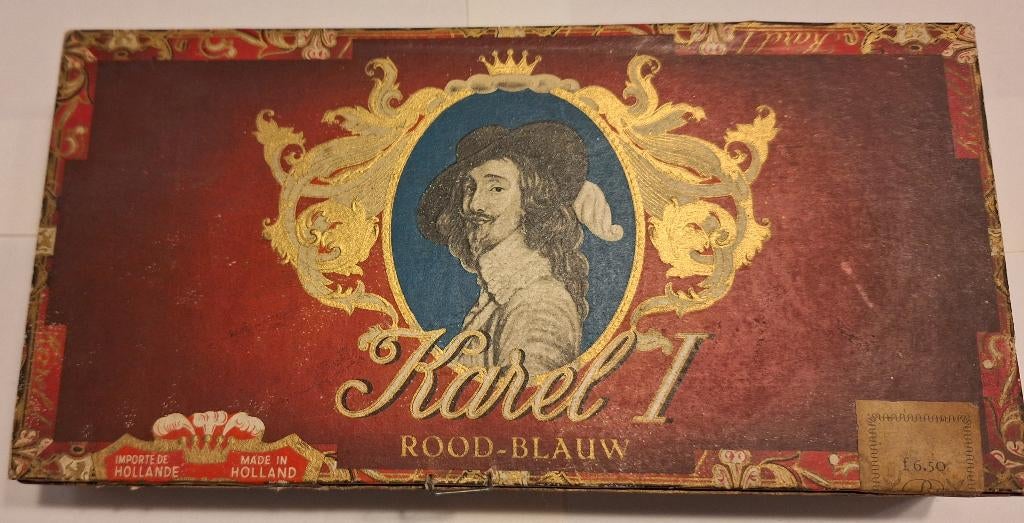 Oude Karel I sigarendoos, Ophalen, Gebruikt, Tabaksdoos of Verpakking