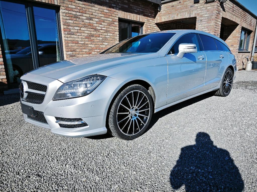 2013 Mercedes CLS 250CDI 2.2L 204cv euro5b  Très belle, Autos, Cuir, Achat, 140 g/km, Noir