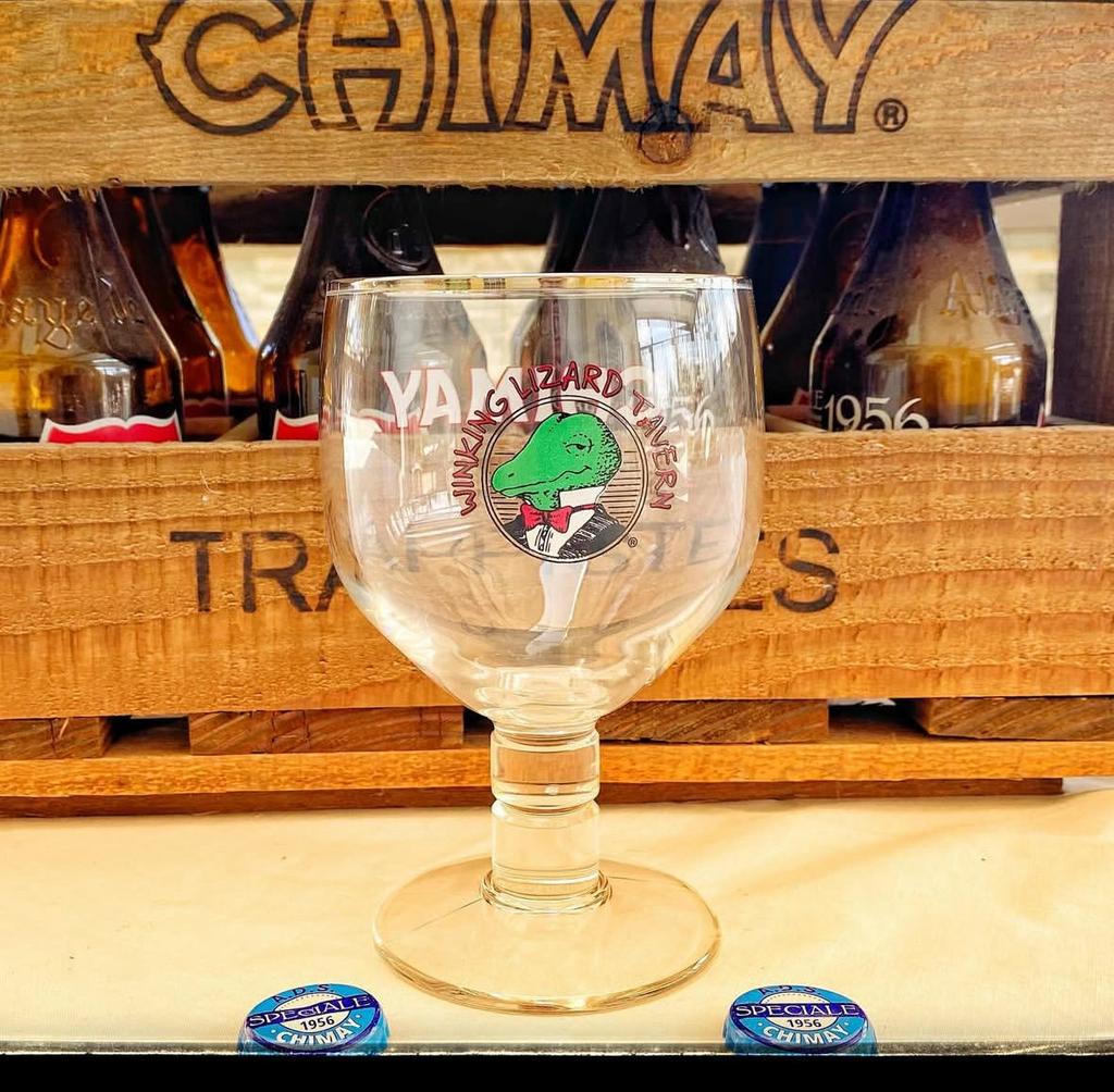 Chimay glas - Winking Lizard Tavern, Ophalen of Verzenden, Nieuw, Glas of Glazen, Overige merken